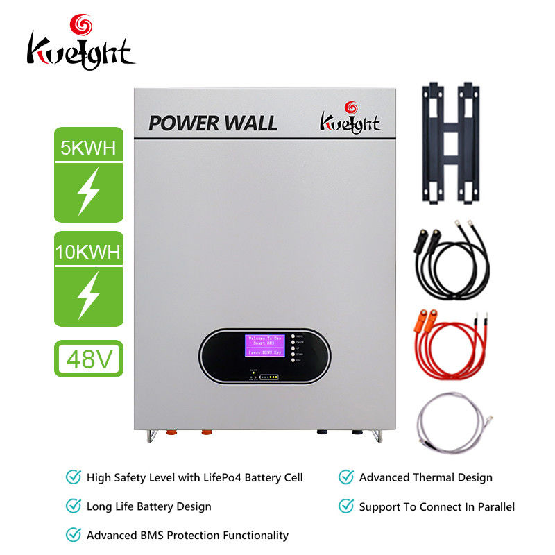 backup domestici di energia solare della batteria della parete di potere di 48V 5Kwh 10Kwh per le case