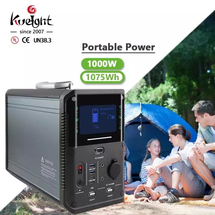 batteria di sostegno della centrale elettrica 1000w del litio solare portatile del generatore per il rifornimento di campeggio dell'attrezzatura