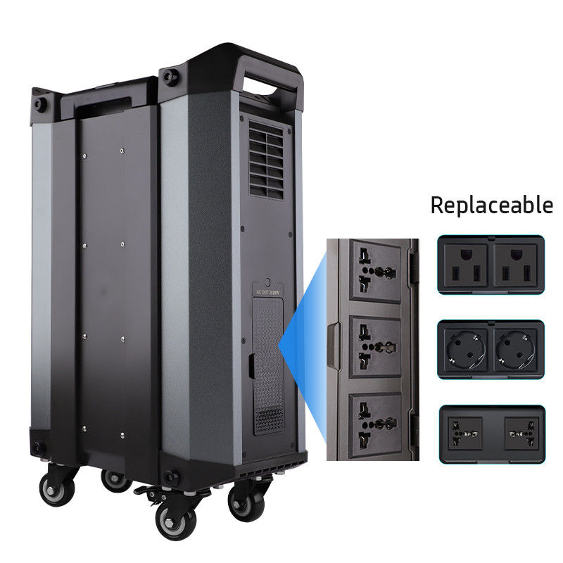 Immagazzinamento dell'energia portatile tutto compreso 2000w massimo per la stazione domestica 2515Wh della batteria di Fuori griglia di sostegno solare domestica di stoccaggio