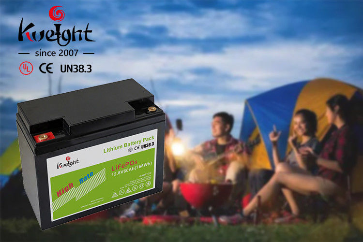 Batteria domestica del ferro del litio della pila secondaria di immagazzinamento dell'energia del sistema solare 12.8V 60Ah Lifepo4