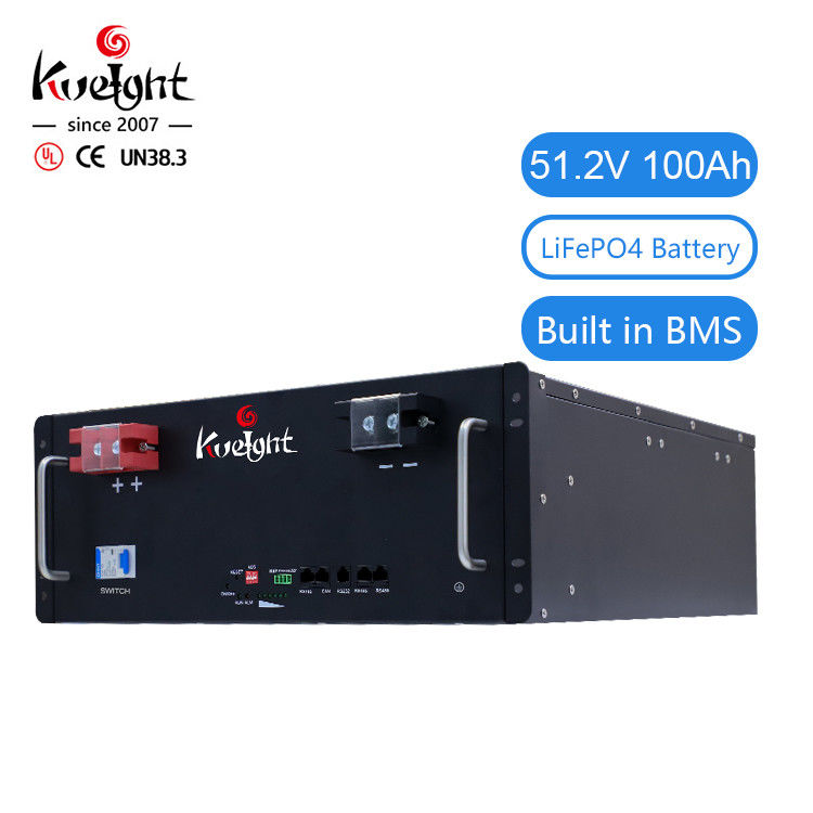 potere del backup di sistema solare del pacchetto della batteria al litio di 51.2v 100ah per fuori il sistema a griglia