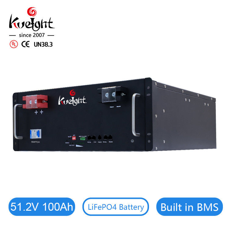 potere del backup di sistema solare del pacchetto della batteria al litio di 51.2v 100ah per fuori il sistema a griglia